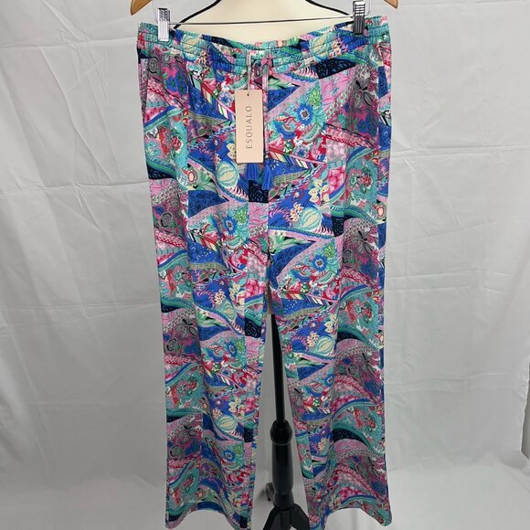 BOHO CHIC pajama pants vibrant summer hippy vibes - Picture 10 of 10